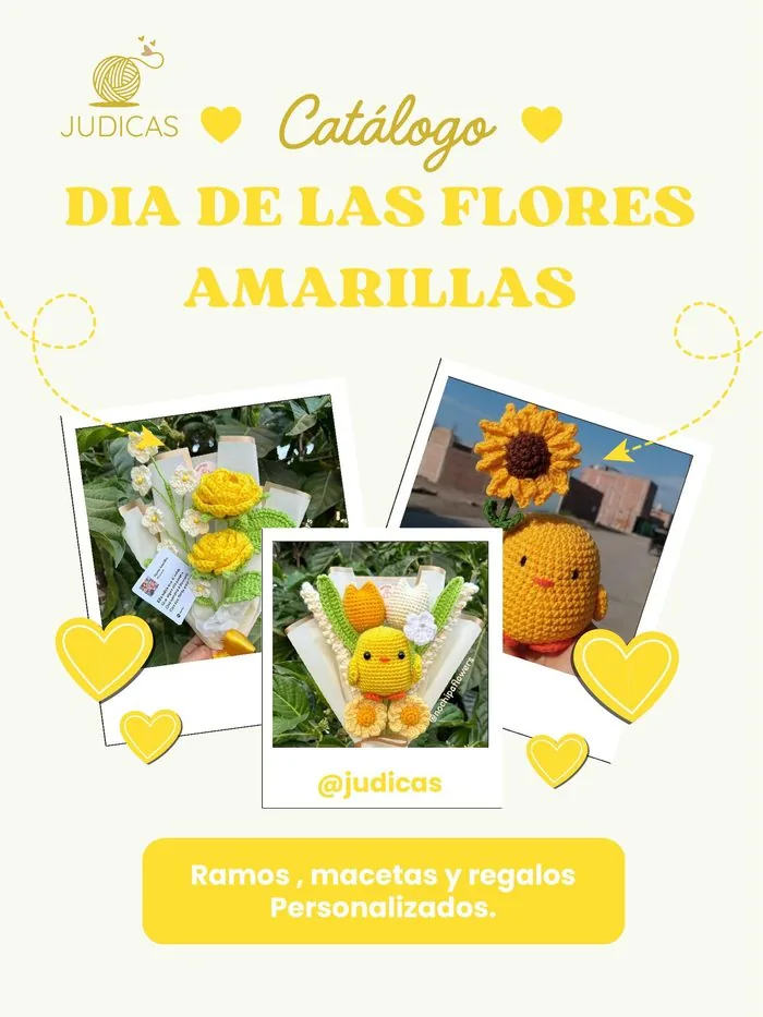 Colección Primavera JUDICAS de flores eternas tejidas